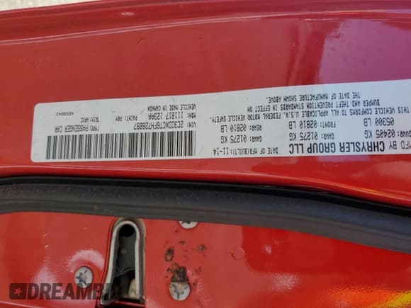 ✅ 2015 Dodge Charger RT • VIN: 2C3CDXCT6FH728897 • Lot: 53646725. Listed on Copart with 98,894 mi. Free auction sales archive from the USA and detailed vehicle history report at DreamBid. Image 14.