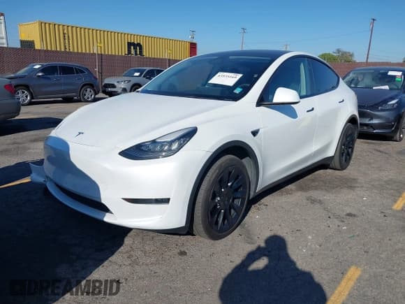 ✅ 2023 Tesla Model Y Long Range • VIN: 7SAYGDEE8PA145812 • Lot: 43535169. Listed on IAAI with 17,781 mi. Free auction sales archive from the USA and detailed vehicle history report at DreamBid. Image 2.