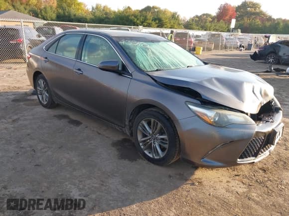 ✅ 2017 Toyota Camry SE • VIN: 4T1BF1FK0HU332641 • Lot: 43580252. Listed on IAAI with 167,633 mi. Free auction sales archive from the USA and detailed vehicle history report at DreamBid. Image 1.