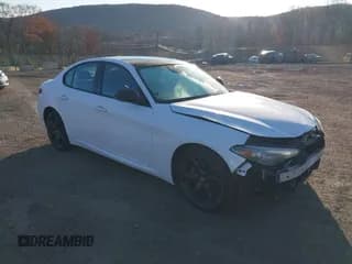 ✅ 2018 Alfa Romeo Giulia Ti Sport • VIN: ZARFAEENXJ7597360 • Lot: 43680713. Listed on IAAI with 104,051 mi. Free auction sales archive from the USA and detailed vehicle history report at DreamBid. Image 1.