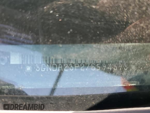 ✅ 2007 Chevrolet HHR LT • VIN: 3GNDA23P27S594393 • Lot: 51798175. Listed on Copart with 222,143 mi. Free auction sales archive from the USA and detailed vehicle history report at DreamBid. Image 12.