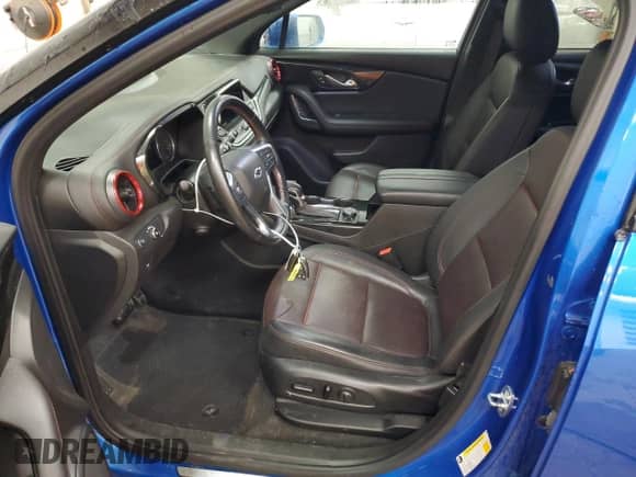 2020 Chevrolet Blazer RS with VIN 3GNKBKRS6LS665170, listed as a Copart auction lot 67457114 with 55,261 mi miles and Non repairable. Bid and sale history available at DreamBid. Image 7.