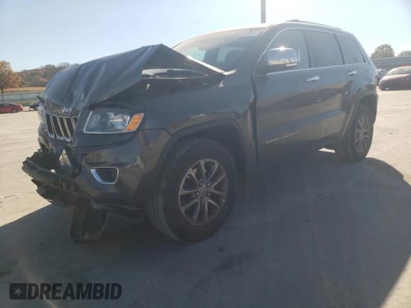 ✅ 2015 Jeep Grand Cherokee Limited • VIN: 1C4RJFBG4FC738926 • Lot: 92831245. Wystawiony na Copart z przebiegiem 123 851 mil. Bezpłatny archiwum sprzedaży aukcyjnych z USA i szczegółowy raport historii pojazdu na DreamBid. Zdjęcie 1.