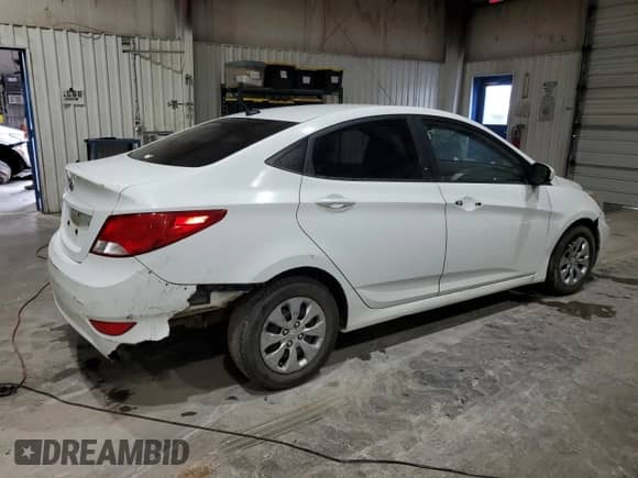 2015 Hyundai Accent GLS with VIN KMHCT4AE8FU796659, listed as a Copart auction lot 57494775 with 144,825 mi miles and Clean title. Bid and sale history available at DreamBid. Image 3.
