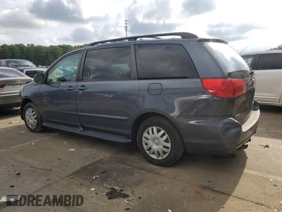 2009 Toyota Sienna LE z VIN 5TDZK23C29S287449, wystawiony jako Copart lot #81844665 z przebiegiem 110 099 mil mil oraz Szkoda całkowita • Salvage title. Historia ofert i sprzedaży dostępna na DreamBid. Obrazek 2.