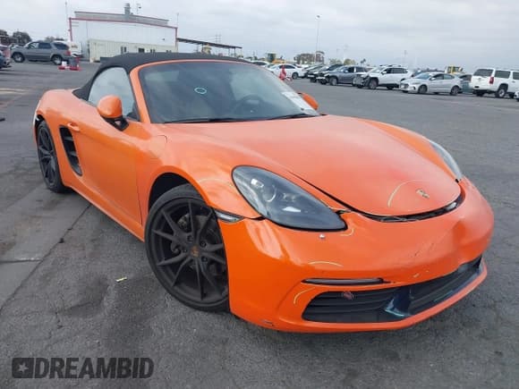 ✅ 2018 Porsche 718 Boxster • VIN: WP0CA2A81JS210719 • Lot: 41998898. Listed on IAAI with 49,369 mi. Free auction sales archive from the USA and detailed vehicle history report at DreamBid. Image 1.