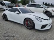✅ 2018 Porsche 911 GT3 • VIN: WP0AC2A92JS175473 • Лот: 54748994. Опубликован ранее на Copart с пробегом 24 601 миль. Бесплатный доступ к архиву аукционных продаж из США и подробный отчёт об истории автомобиля на DreamBid. Изображение 4.