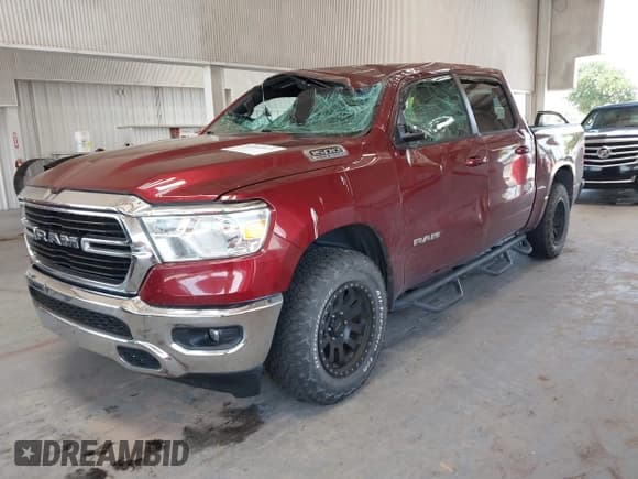 ✅ 2021 Ram 1500 Lone Star • VIN: 1C6SRFFT9MN676871 • Lot: 42344073. Listed on IAAI with 38,160 mi. Free auction sales archive from the USA and detailed vehicle history report at DreamBid. Image 17.