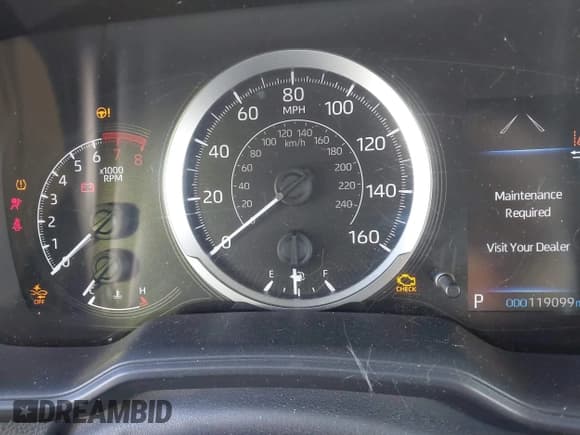 ✅ 2021 Toyota Corolla LE • VIN: JTDEPMAE2MJ173800 • Lot: 43630041. Listed on IAAI with 119,099 mi. Free auction sales archive from the USA and detailed vehicle history report at DreamBid. Image 7.