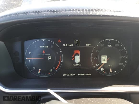 ✅ 2016 Land Rover Range Rover Supercharged • VIN: SALGS2EF5GA306254 • Lot: 92134465. Listed on Copart with 75,891 mi. Free auction sales archive from the USA and detailed vehicle history report at DreamBid. Image 9.