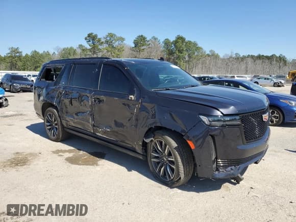 ✅ 2023 Cadillac Escalade ESV 4WD Sport Platinum • VIN: 1GYS4RKL7PR409072 • Лот: 48114335. Опубликован ранее на Copart с пробегом 26 695 миль. Бесплатный доступ к архиву аукционных продаж из США и подробный отчёт об истории автомобиля на DreamBid. Изображение 4.