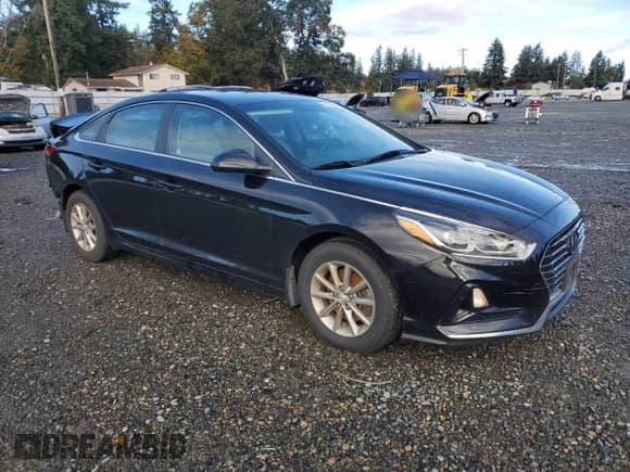 2019 Hyundai Sonata SE with VIN 5NPE24AFXKH814205, listed as a Copart auction lot 90219595 with 88,287 mi miles and Salvage title. Bid and sale history available at DreamBid. Image 4.