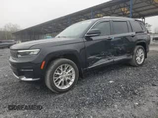 2021 Jeep Grand Cherokee Summit Reserve with VIN 1C4RJKEGXM8108090, listed as a Copart auction lot 84906824 with 20,752 mi miles and Salvage title. Bid and sale history available at DreamBid. Image 1.