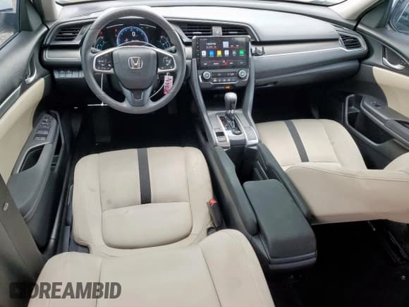 ✅ 2020 Honda Civic LX • VIN: 19XFC2F64LE022085 • Lot: 86441365. Listed on Copart with 49,874 mi. Free auction sales archive from the USA and detailed vehicle history report at DreamBid. Image 8.