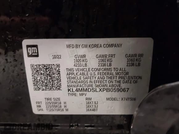 ✅ 2023 Buick Encore GX Select • VIN: KL4MMDSLXPB059067 • Lot: 41460428. Wystawiony na IAAI z przebiegiem 45 561 mil. Bezpłatny archiwum sprzedaży aukcyjnych z USA i szczegółowy raport historii pojazdu na DreamBid. Zdjęcie 9.