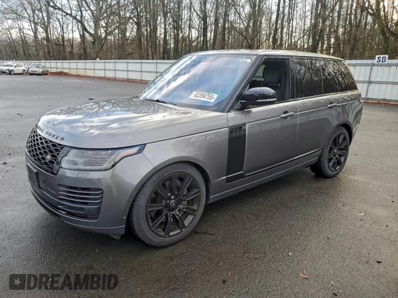 ✅ 2018 Land Rover Range Rover HSE • VIN: SALGS2SV9JA515418 • Lot: 93394755. Listed on Copart with 69,008 mi. Free auction sales archive from the USA and detailed vehicle history report at DreamBid. Image 1.