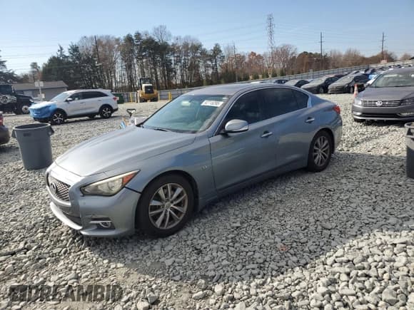 ✅ 2014 Infiniti Q50 Premium • VIN: JN1BV7AP4EM675156 • Lot: 92715295. Listed on Copart with 186,268 mi. Free auction sales archive from the USA and detailed vehicle history report at DreamBid. Image 1.