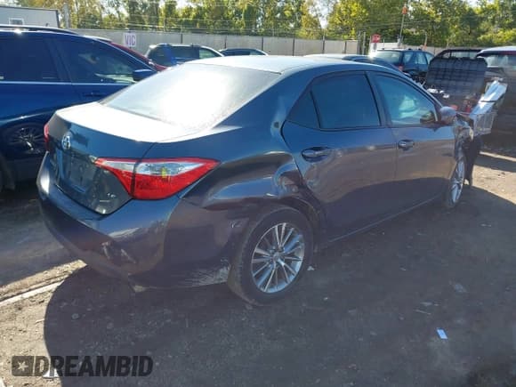 ✅ 2014 Toyota Corolla LE • VIN: 5YFBURHE4EP030018 • Lot: 43406233. Listed on IAAI with 122,500 mi. Free auction sales archive from the USA and detailed vehicle history report at DreamBid. Image 4.