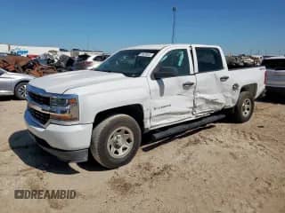 2018 Chevrolet Silverado 1500 Work Truck with VIN 3GCUKNEC5JG270205, listed as a Copart auction lot 55639645 with 128,742 mi miles and Salvage title. Bid and sale history available at DreamBid. Image 1.