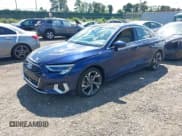 ✅ 2022 Audi A3 Premium Plus • VIN: WAUBUDGY0NA078292 • Lot: 43073955. Listed on IAAI with 55,318 mi. Free auction sales archive from the USA and detailed vehicle history report at DreamBid. Image 2.