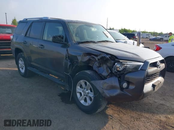 ✅ 2016 Toyota 4Runner SR5 • VIN: JTEZU5JR7G5125916 • Лот: 43476728. Опубликован ранее на IAAI с пробегом 114 959 миль. Бесплатный доступ к архиву аукционных продаж из США и подробный отчёт об истории автомобиля на DreamBid. Изображение 1.