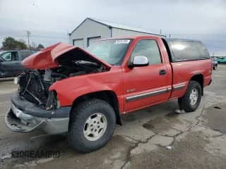 2002 Chevrolet Silverado 1500 LS с VIN 1GCEK14V62Z120296, выставлен на аукционе Copart как лот 80434704 с пробегом Не указан миль и Списание • Salvage title. История ставок и продаж доступна на DreamBid. Изображение 1.