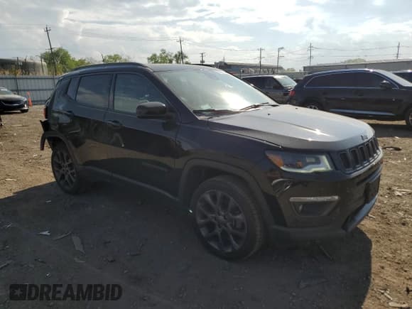 ✅ 2020 Jeep Compass High Altitude • VIN: 3C4NJDCBXLT161549 • Lot: 56506385. Wystawiony na Copart z przebiegiem 53 987 mil. Bezpłatny archiwum sprzedaży aukcyjnych z USA i szczegółowy raport historii pojazdu na DreamBid. Zdjęcie 4.