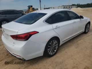 2015 Hyundai Genesis 3.8L z VIN KMHGN4JE4FU074665, wystawiony jako Copart lot #57383014 z przebiegiem 120 469 mil mil oraz Szkoda całkowita • Salvage title. Historia ofert i sprzedaży dostępna na DreamBid. Obrazek 3.