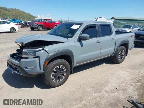 ✅ 2024 Nissan Frontier SV • VIN: 1N6ED1EK8RN668698 • Lot: 42096224. Listed on IAAI with 5,295 mi. Free auction sales archive from the USA and detailed vehicle history report at DreamBid. Image 17.