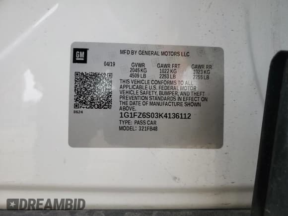 ✅ 2019 Chevrolet Bolt EV Premier • VIN: 1G1FZ6S03K4136112 • Lot: 45652514. Wystawiony na Copart z przebiegiem 37 374 mil. Bezpłatny archiwum sprzedaży aukcyjnych z USA i szczegółowy raport historii pojazdu na DreamBid. Zdjęcie 12.