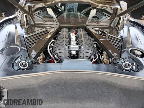 2023 Chevrolet Corvette 2LZ with VIN 1G1YE2D33P5602868, listed as a Copart auction lot 85076354 with 4,825 mi miles and Salvage title. Bid and sale history available at DreamBid. Image 12.