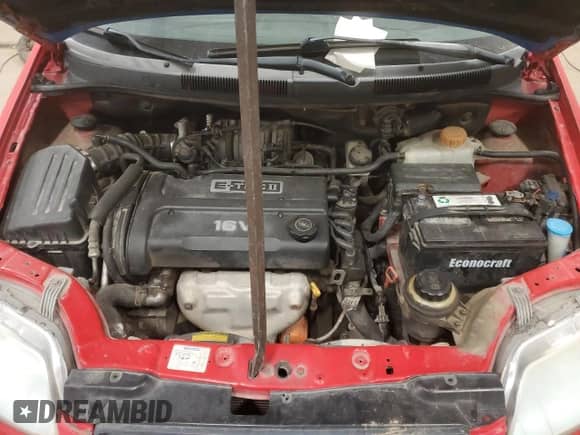 2004 Chevrolet Aveo LS z VIN KL1TJ52614B258568, wystawiony jako Copart lot #84412874 z przebiegiem 150 051 mil mil oraz Czysty tytuł • Clean title. Historia ofert i sprzedaży dostępna na DreamBid. Obrazek 12.