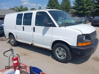 ✅ 2008 Chevrolet Express Cargo • VIN: 1GCFG15XX81227980 • Lot: 42970870. Listed on IAAI with 152,653 mi. Free auction sales archive from the USA and detailed vehicle history report at DreamBid. Image 1.