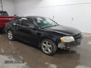 ✅ 2013 Dodge Avenger SE V6 • VIN: 1C3CDZAG4DN756400 • Lot: 43049534. Listed on IAAI with 145,237 mi. Free auction sales archive from the USA and detailed vehicle history report at DreamBid. Image 1.