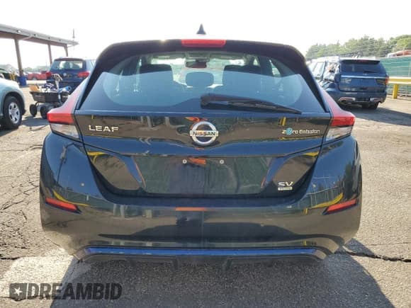 ✅ 2022 Nissan LEAF SV Plus • VIN: 1N4BZ1CV4NC560336 • Lot: 59525105. Listed on Copart with 55,664 mi. Free auction sales archive from the USA and detailed vehicle history report at DreamBid. Image 6.