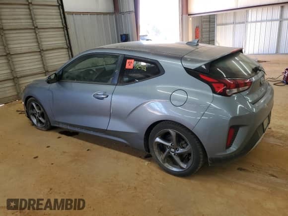 2019 Hyundai Veloster Premium z VIN KMHTG6AF9KU012802, wystawiony jako Copart lot #46091975 z przebiegiem Nie podano mil oraz Szkoda całkowita • Salvage title. Historia ofert i sprzedaży dostępna na DreamBid. Obrazek 2.