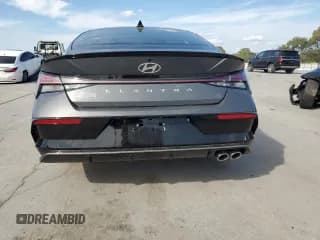 ✅ 2024 Hyundai Elantra N Line • VIN: KMHLR4DF8RU748800 • Lot: 81565935. Listed on Copart with 10,261 mi. Free auction sales archive from the USA and detailed vehicle history report at DreamBid. Image 6.