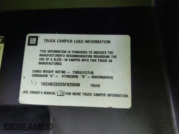 ✅ 2005 Chevrolet Silverado 2500HD LS • VIN: 1GCHK232X5F925606 • Lot: 42553752. Wystawiony na IAAI z przebiegiem 287 123 mil. Bezpłatny archiwum sprzedaży aukcyjnych z USA i szczegółowy raport historii pojazdu na DreamBid. Zdjęcie 9.