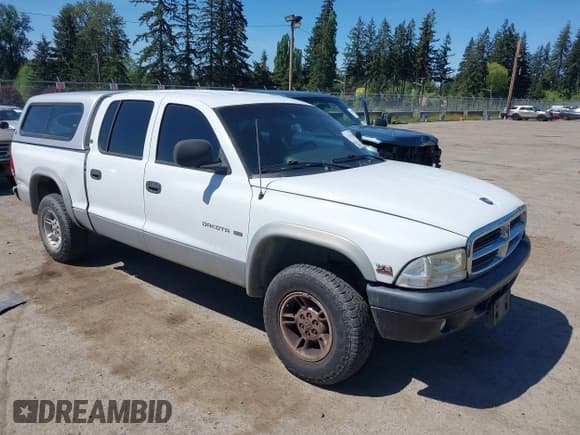 ✅ 2000 Dodge Dakota Sport • VIN: 1B7GG2AN9YS792231 • Lot: 42174764. Wystawiony na IAAI z przebiegiem 285 535 mil. Bezpłatny archiwum sprzedaży aukcyjnych z USA i szczegółowy raport historii pojazdu na DreamBid. Zdjęcie 1.