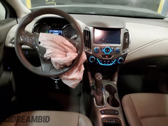 ✅ 2017 Chevrolet Cruze Premier • VIN: 1G1BF5SM1H7163028 • Lot: 72576042. Listed on Copart with 96,530 mi. Free auction sales archive from the USA and detailed vehicle history report at DreamBid. Image 8.