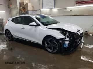 2020 Hyundai Veloster Turbo z VIN KMHTH6AB8LU028470, wystawiony jako Copart lot #49421485 z przebiegiem 33 519 mil mil oraz Szkoda całkowita • Salvage title. Historia ofert i sprzedaży dostępna na DreamBid. Obrazek 4.