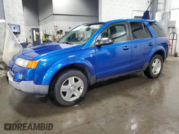 2004 Saturn VUE V6 z VIN 5GZCZ63494S838346, wystawiony jako Copart lot #76009294 z przebiegiem 196 035 mil mil oraz Szkoda całkowita • Salvage title. Historia ofert i sprzedaży dostępna na DreamBid. Obrazek 1.