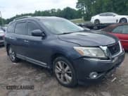 ✅ 2014 Nissan Pathfinder Platinum • VIN: 5N1AR2MM1EC617461 • Lot: 42738410. Wystawiony na IAAI z przebiegiem 173 236 mil. Bezpłatny archiwum sprzedaży aukcyjnych z USA i szczegółowy raport historii pojazdu na DreamBid. Zdjęcie 1.