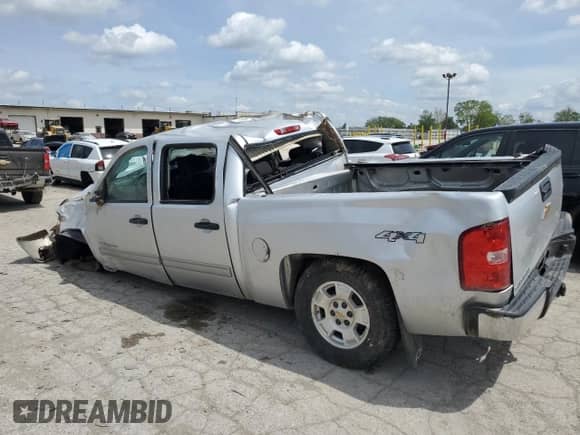2012 Chevrolet Silverado 1500 LT z VIN 3GCPKSEA1CG238820, wystawiony jako Copart lot #55167505 z przebiegiem Nie podano mil oraz Szkoda całkowita • Salvage title. Historia ofert i sprzedaży dostępna na DreamBid. Obrazek 2.