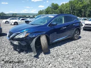 ✅ 2022 Nissan Murano SV • VIN: 5N1AZ2BS2NC122218 • Лот: 65568215. Опубликован ранее на Copart с пробегом 142 853 миль. Бесплатный доступ к архиву аукционных продаж из США и подробный отчёт об истории автомобиля на DreamBid. Изображение 1.