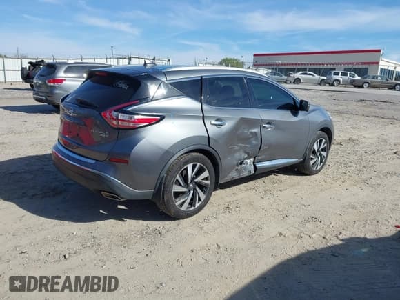 ✅ 2017 Nissan Murano SL • VIN: 5N1AZ2MH3HN191123 • Lot: 41837568. Wystawiony na IAAI z przebiegiem 112 217 mil. Bezpłatny archiwum sprzedaży aukcyjnych z USA i szczegółowy raport historii pojazdu na DreamBid. Zdjęcie 4.