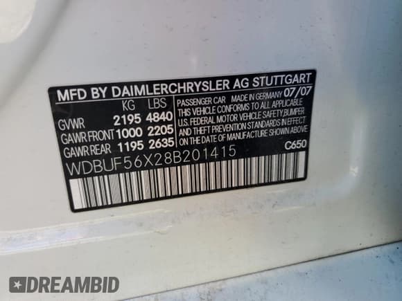 ✅ 2008 Mercedes-Benz E 350 Luxury • VIN: WDBUF56X28B201415 • Lot: 82481835. Wystawiony na Copart z przebiegiem 110 985 mil. Bezpłatny archiwum sprzedaży aukcyjnych z USA i szczegółowy raport historii pojazdu na DreamBid. Zdjęcie 12.