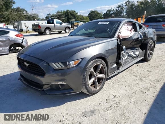 ✅ 2015 Ford Mustang V6 • VIN: 1FA6P8AM1F5387861 • Lot: 91293425. Listed on Copart with 127,243 mi. Free auction sales archive from the USA and detailed vehicle history report at DreamBid. Image 1.