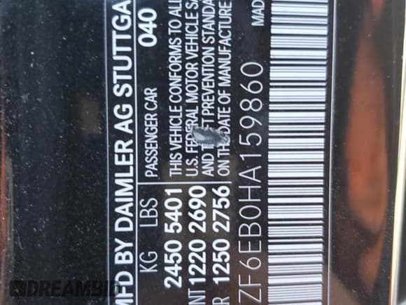 ✅ 2017 Mercedes-Benz E 43 AMG • VIN: WDDZF6EB0HA159860 • Лот: 82495605. Опубликован ранее на Copart с пробегом 124 105 миль. Бесплатный доступ к архиву аукционных продаж из США и подробный отчёт об истории автомобиля на DreamBid. Изображение 12.