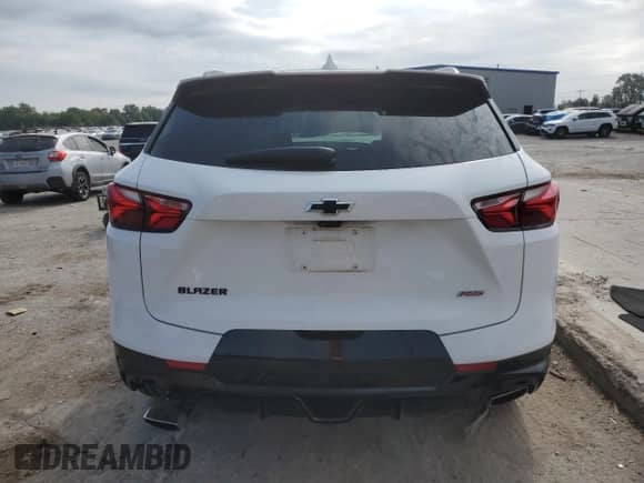 2020 Chevrolet Blazer RS with VIN 3GNKBERS7LS543273, listed as a Copart auction lot 68620344 with 68,186 mi miles and Salvage title. Bid and sale history available at DreamBid. Image 6.